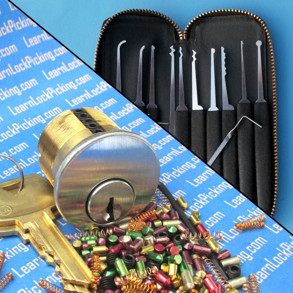 6 Pin All-In-One Lock Picking Training Kit