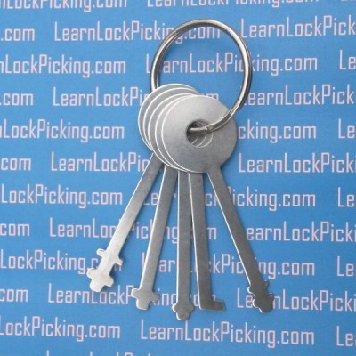 5 piece warded lock pick set