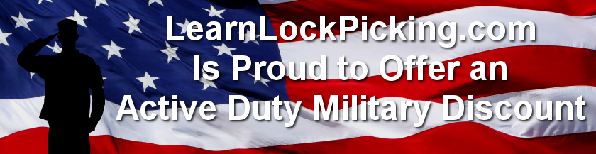 learn lock picking military discount