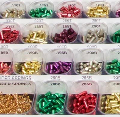 Assorment of pins in rekeying kit
